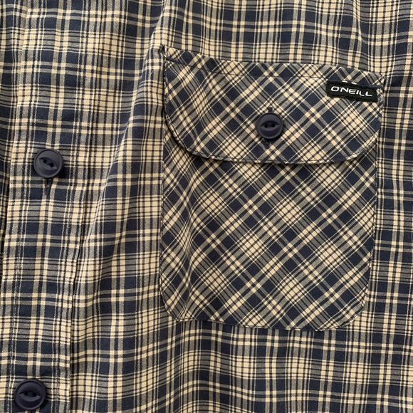 Plaid Button-Up Collared O’Neill Shirt - Picture 5 of 8